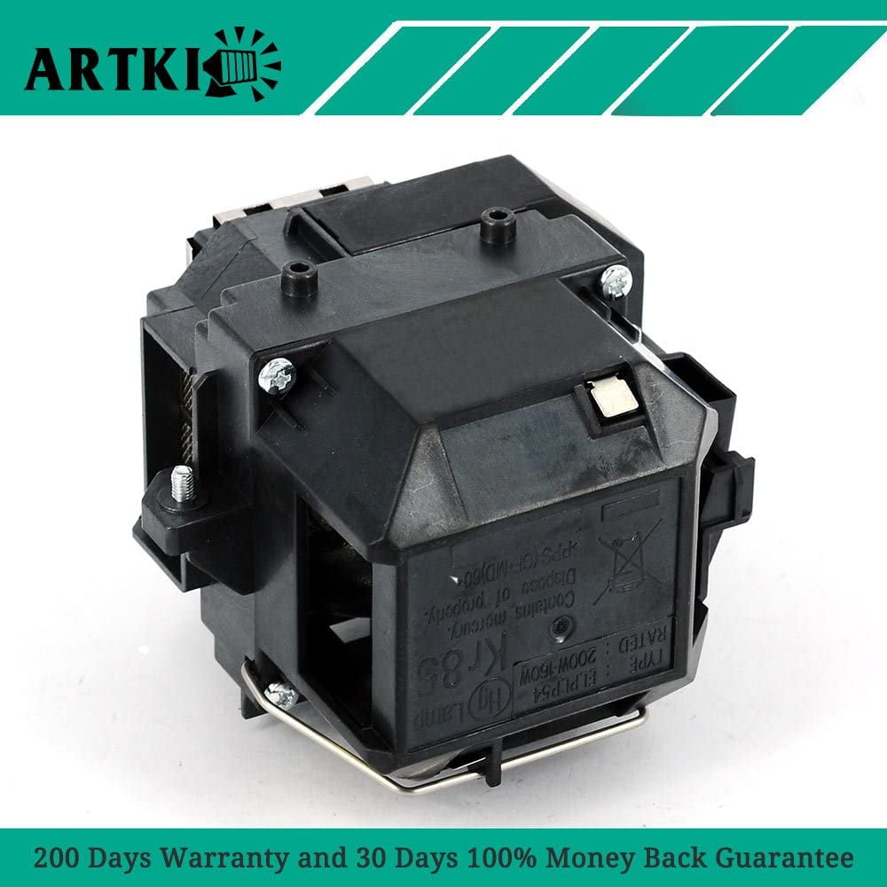 PanPacSight Bombilla Proyector ELPLP54 V13H010L54 Compatible con Epson EB-S7 S7 EH-TW450 EX31 EX31B EX51 EX71 H309A H310A H311A H311B H310C PowerLite HC 705HD Lampara S72 S8 S82 X7 X72 X8 X8E W7 W8